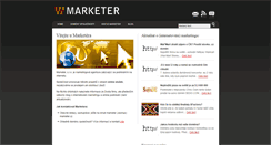 Desktop Screenshot of marketer.cz